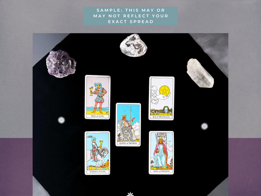 5-Card Dark Moon Tarot Reading: Explore Fears, Lessons & Intuition