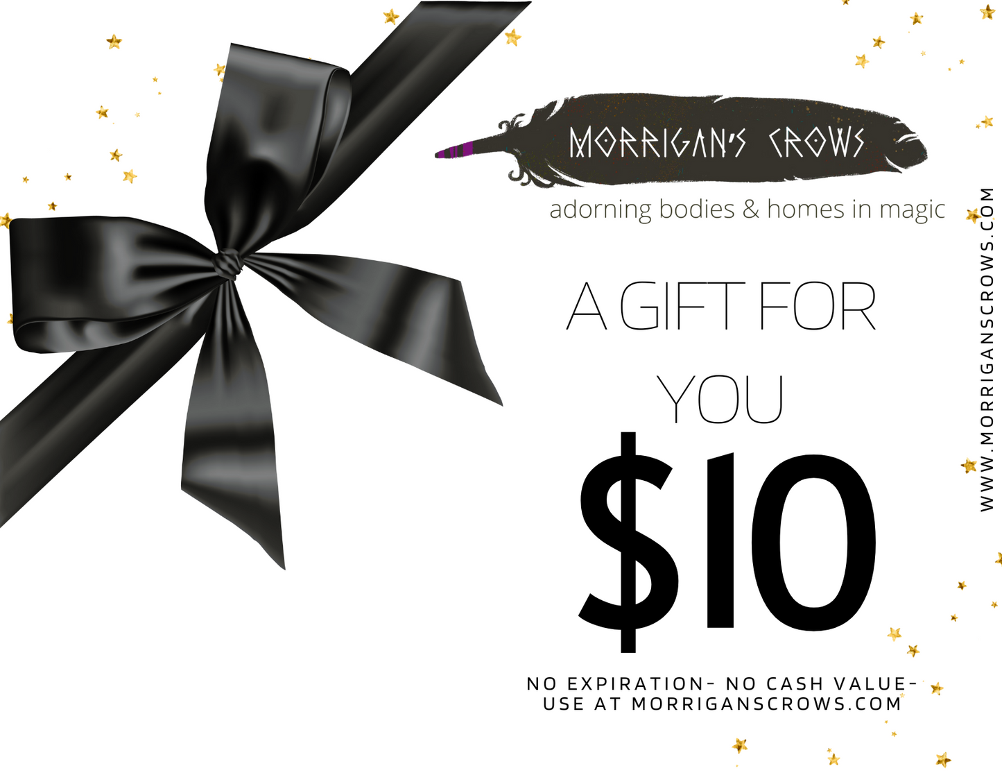 Morrigan's Crows Gift Card | Tarot Readings, Bone Readings, Witchy Gifts & Jewelry