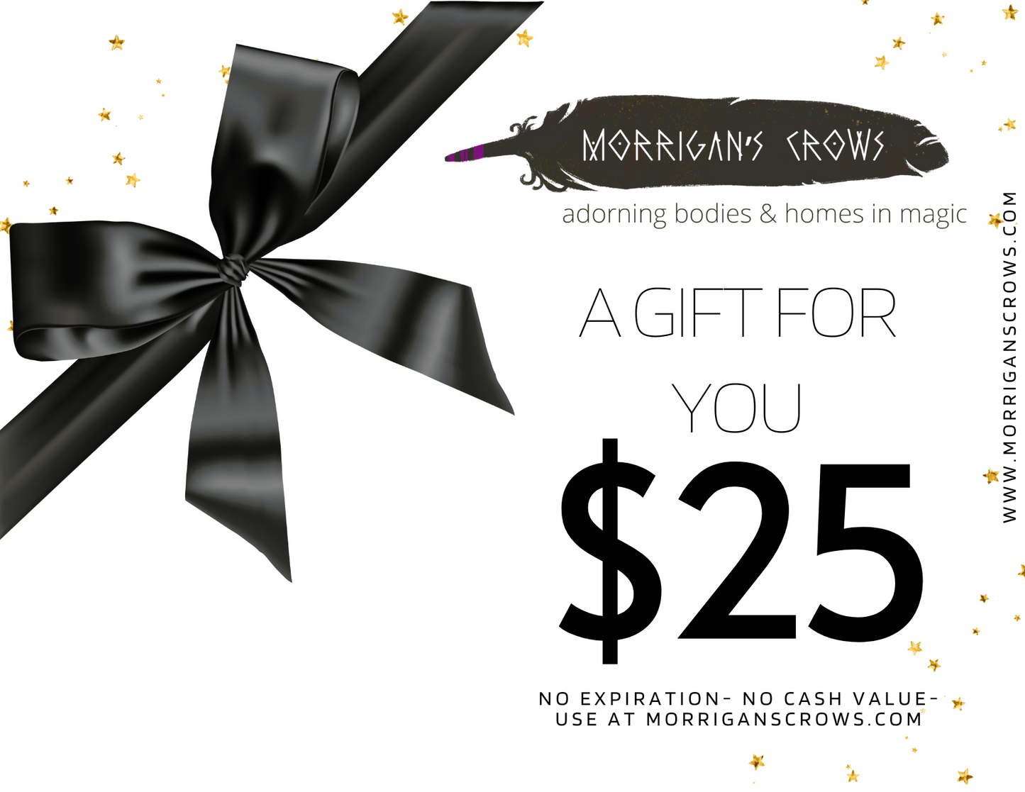 Morrigan's Crows Gift Card | Tarot Readings, Bone Readings, Witchy Gifts & Jewelry