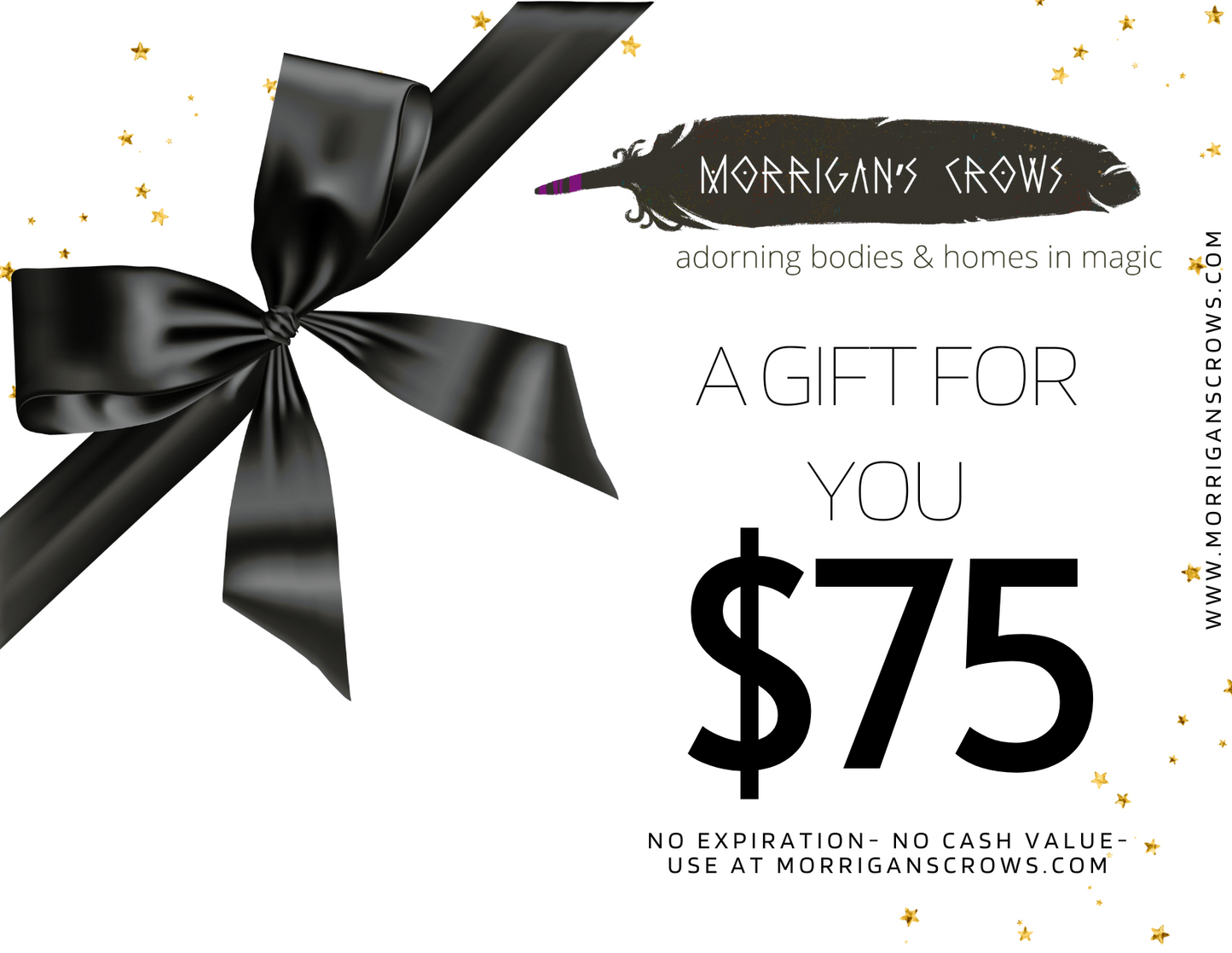 Morrigan's Crows Gift Card | Tarot Readings, Bone Readings, Witchy Gifts & Jewelry